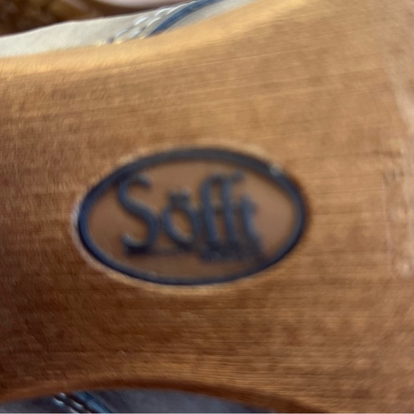 SOFFT WESTWOOD DENIM BLUE GRAY ANKLE BOOTIES SIZE 8.5 - Picture 5 of 14